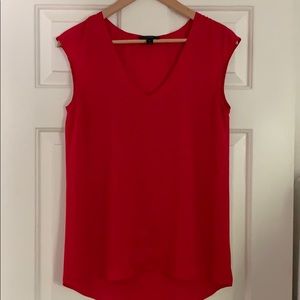 J. Crew Red Drapey Tank Top size 0